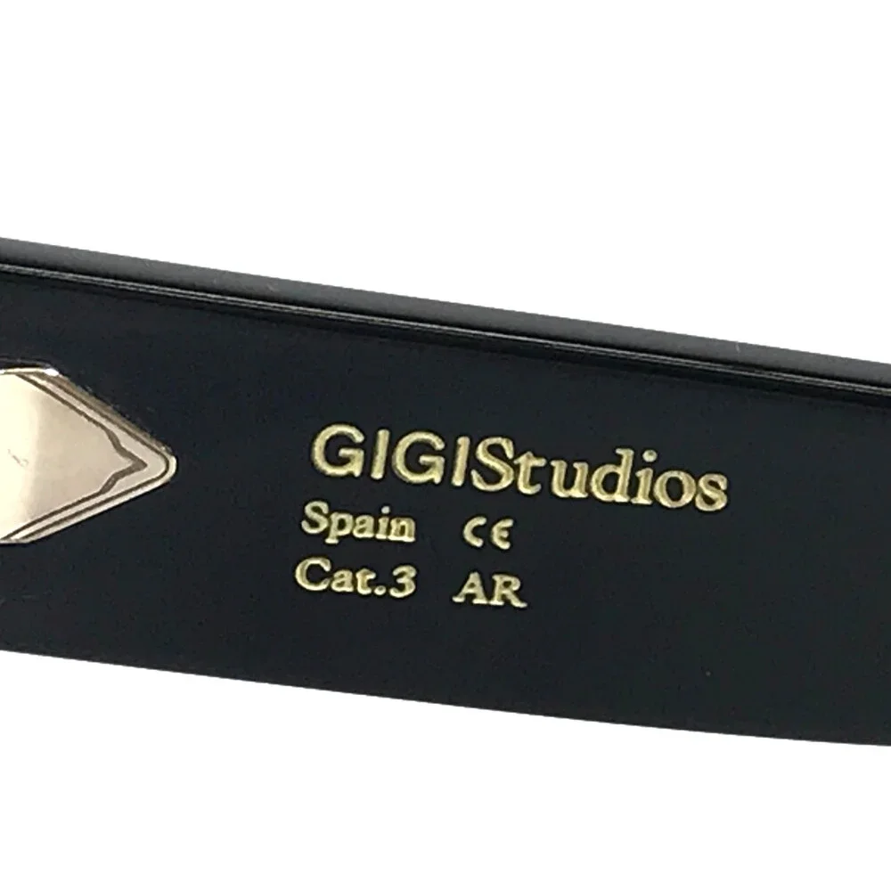 Gigi Studios Sunglasses GIOIA 6806/1 Black Butterfly Frames with Brown Gradient